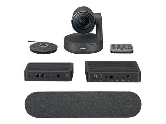 LOGITECH RALLY PLUS HD CONFERENCE SYSTEM KIT, CAMERA (1),HUB(2),SPEAKER(2), MIC POD(2),
