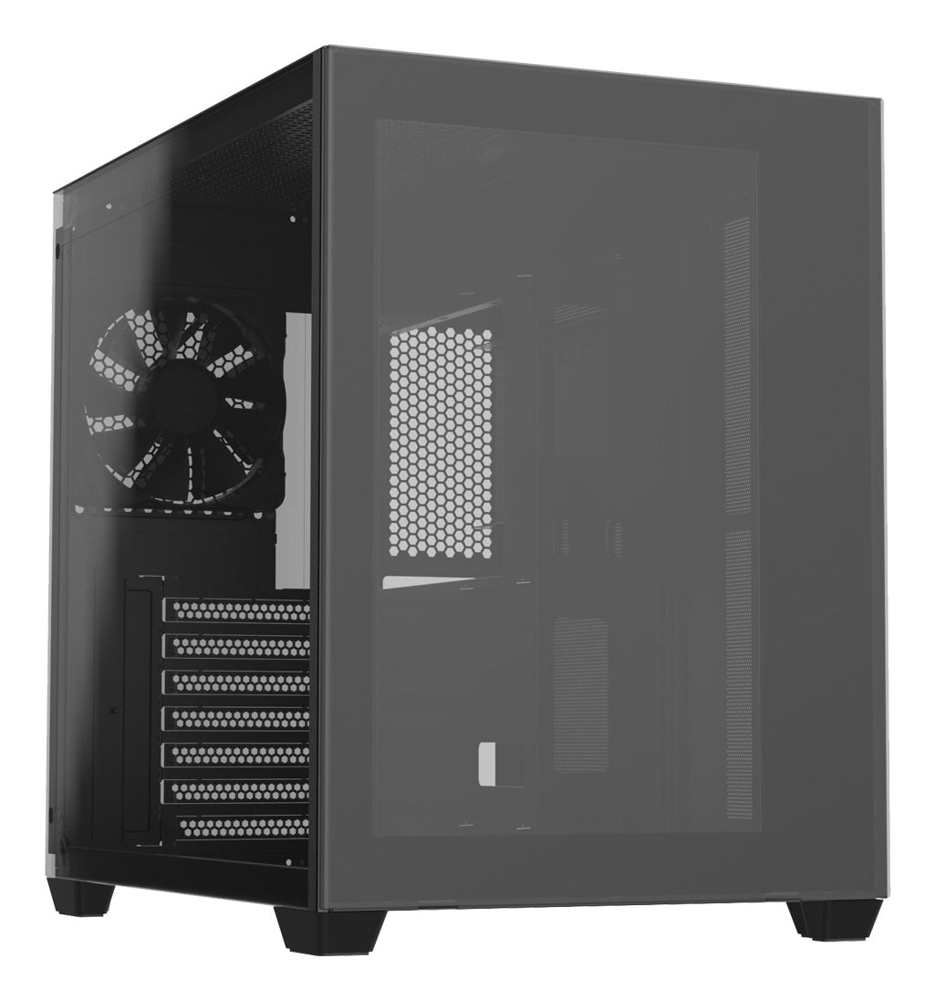FSP CMT380B computer case Midi Tower Black