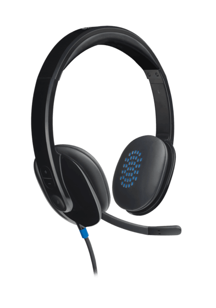 LOGITECH H540 WIRED USB STEREOHEADSET, NOISE CANCELLING MIC , 2 YR WTY