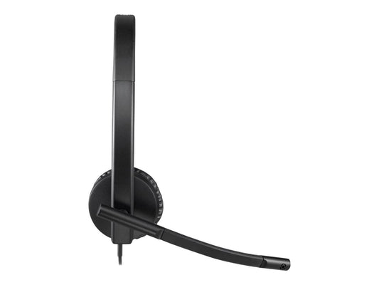 LOGITECH H570E WIRED USB STEREO HEADSET, NOISE & ECHO CANCELLING, 2YR WTY