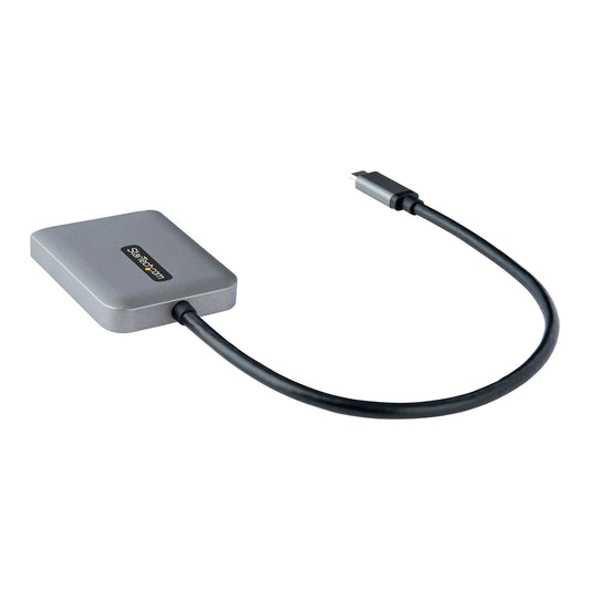 Star Tech USB-C to Dual HDMI MST HUB - Dual HDMI 4K 60Hz - USB Type C Multi Monitor Adapter for Laptop w/ 1ft/30cm cable - DP 1.4 Multi-Stream Transport Hub - USB-C to HDMI Splitter