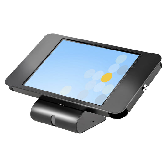 Star Tech Secure Tablet Stand - Anti-theft Universal Tablet Holder for Tablets up to 10.5" - Lockable & K-Slot Compatible - Desk / VESA / Wall Mount - Security POS Tablet Stand