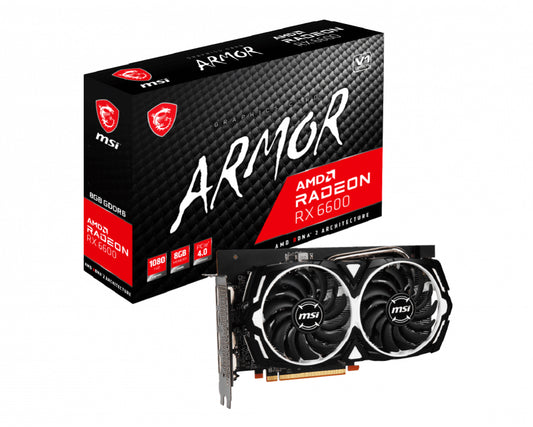 MSI ARMOR Radeon RX 6600 8G V1 AMD 8 GB GDDR6