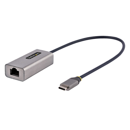 Star Tech USB-C to Ethernet Adapter, USB 3.0 to Gigabit Ethernet Network Adapter - 10/100/1000 Mbps, USB-C to RJ45 Ethernet Adapter (GbE), 12in Attached Cable, Driverless Install