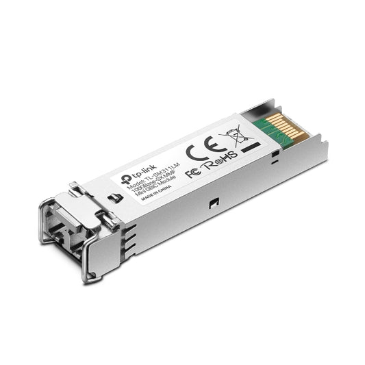 TP-Link  Gigabit SFP module, Multi-mode, MiniGBIC, LC interface, Up to 550/275m distance - (TL-SM311LM)