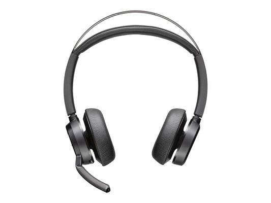 HP POLY VOYAGER FOCUS 2 UC STEREO HEADSET ANC BT700 USB-C DONGLE PC/MOB INCL USB-A ADAPTOR