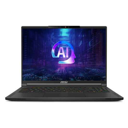 MSI Stealth A16 AI+ A3HVFG-025AU laptop AMD Ryzen AI 9 365 40.6 cm (16") Quad HD+ 32 GB LPDDR5x-SDRAM 1 TB SSD NVIDIA GeForce RTX 4060 Wi-Fi 7 (802.11be) Windows 11 Home Black