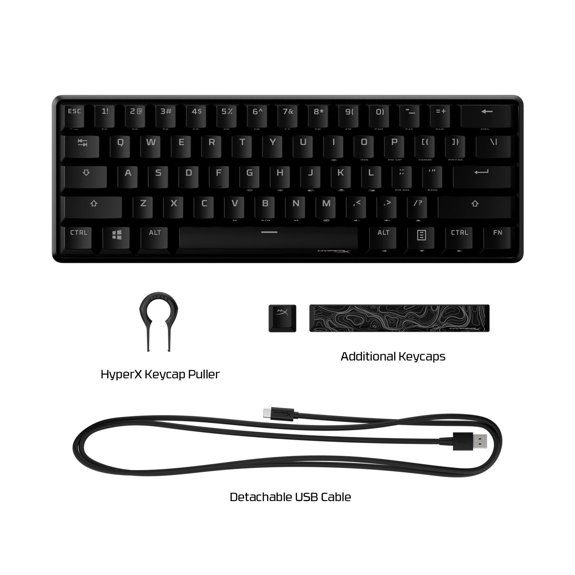 HyperX Alloy Origins 60 - Mechanical Gaming Keyboard - HX Red (US Layout)