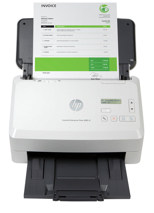 HP ScanJet Enterprise Flow 5000 s5 Sheet-fed scanner 600 x 600 DPI A4 White