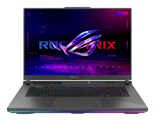 ASUS ROG Strix G16 G614PM-RV065W AMD Ryzen 9 8940HX Laptop 40.6 cm (16") WUXGA 16 GB DDR5-SDRAM 1 TB SSD NVIDIA GeForce RTX 5060 Wi-Fi 6E (802.11ax) Windows 11 Home Black, Grey product image