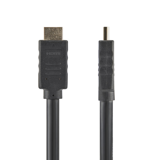 Star Tech 50ft (15m) HDMI 2.0 Cable - 4K 60Hz Active HDMI Cable - CL2 Rated for In Wall Installation - Long Durable High Speed UHD HDMI Cable - HDR, 18Gbps - Male to Male Cord - Black