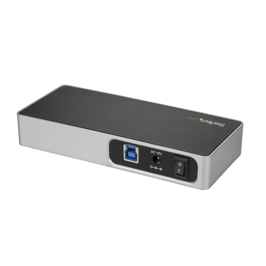 Star Tech 7 Port USB C Hub with Fast Charge Port - USB-C to 5x USB-A 2x USB-C (USB 3.0 SuperSpeed 5Gbps) - Self Powered USB 3.2 Gen 1 Type-C Hub w/ Power Adapter - Desktop/Laptop Hub