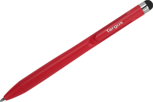 TARGUS ANTIMICROBIAL 2-IN-1 SMOOTH GLIDE STYLUS AND PEN - RED