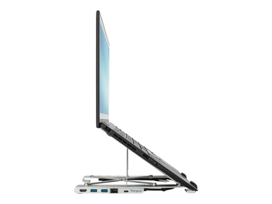 TARGUS PORTABLE LAPTOP STAND +INTEGRATED DOCK -USB-C INPUT, DISPLAY PORT 1.2 ALT MODE PD