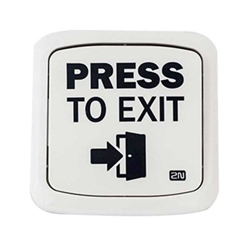 EXIT BUTTON CONNECTS TO LOGICAL INPUT OF THE INTERCOM