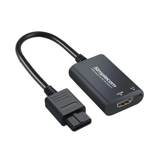 (LS)Simplecom CM461 HDMI Adapter Composite AV to HDMI Converter for Nintendo NGC N64 SNES SFC