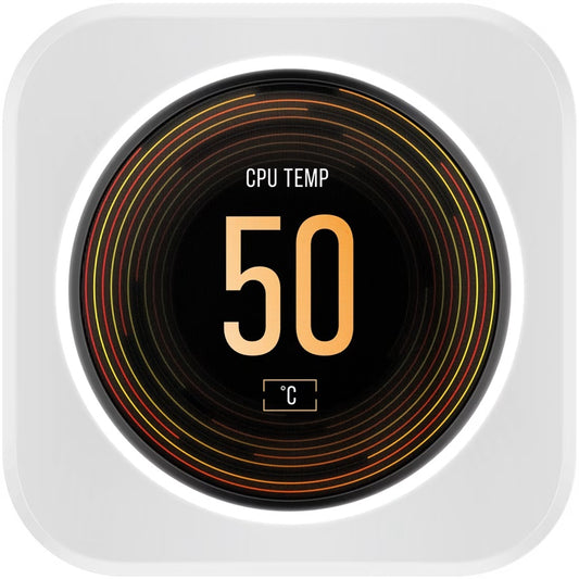 Corsair iCUE ELITE CPU Cooler LCD White Display Upgrade Kit transforms your CORSAIR ELITE CAPELLIX CPU cooler into a personalized dashboard