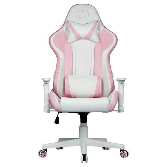 COOLER MASTER CALIBER R1S GAMING ROSE WHITE, PREMIUM COMFORT&STYLE, BREATHABLE LEATHER, ER