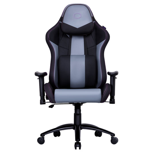 COOLER MASTER GAMING CHAIR BLACK, ULTRA COMFORTABLE HEAD AND LUMBAR PILLOWS