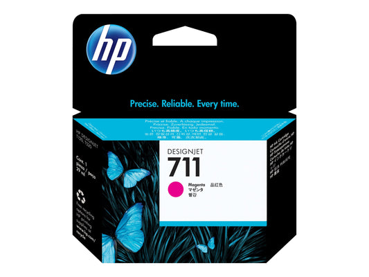HP 711 29-ML MAGENTA DESIGNJET INK CARTRIDGE - T120/T520/T125/T130/T525/T530