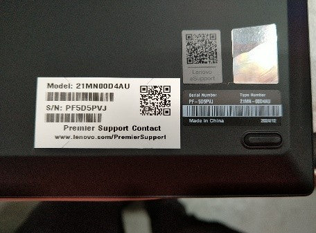 DEMO LENOVO T16 G3 U5-125U, 16" WUXGA TOUCH, 512GB, 32GB, W11P, 3YR PREM (OPENED BOX)