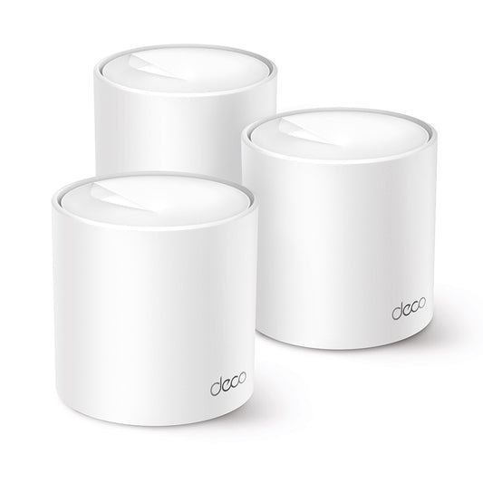 TP-LINK DECO AX1500 MESH WI-FI 6 DUAL-BAND SYSTEM, GbE(2), 3-PACK, 3YR