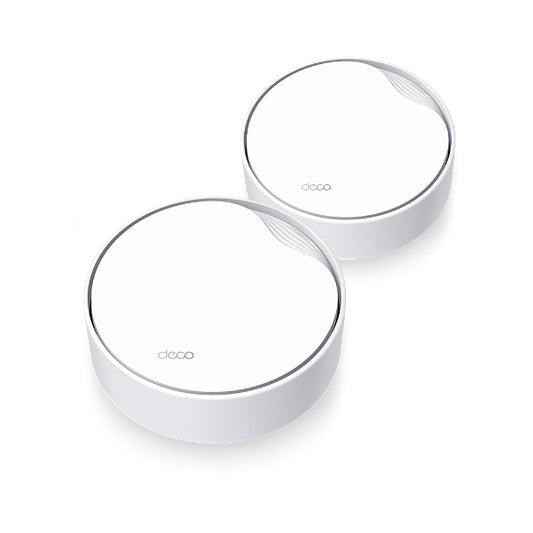 TP-LINK DECO AX3000 MESH WI-FI 6 DUAL-BAND SYSTEM, 2.5GbE POE(1), GbE POE(1), 2-PACK, 3YR