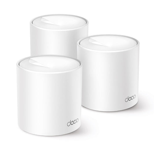 TP-LINK DECO AX3000 MESH WI-FI 6 DUAL-BAND SYSTEM, 2.5GbE(2), 3-PACK, 3YR