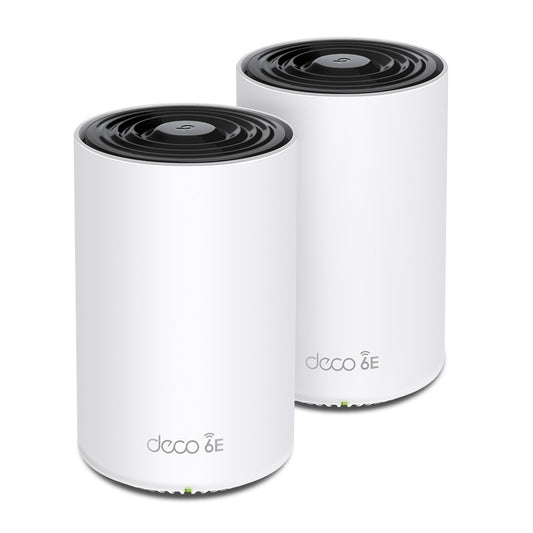 TP-LINK DECO AXE5400 WI-FI 6E TRI-BAND MESH SYSTEM, GbE(3), 2-PACK, 3YR