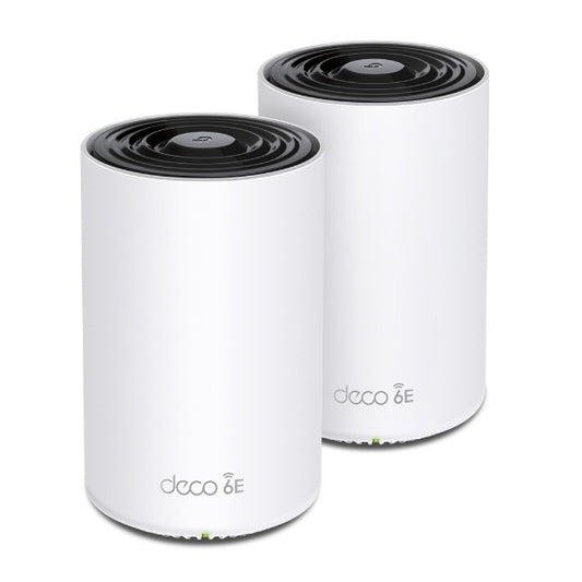 TP-LINK DECO AXE5400 MESH WI-FI 6E TRI-BAND SYSTEM, 2.5GbE(2), GbE(1), 2-PACK, 3YR