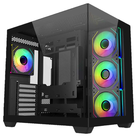 COOLER MASTER ATX, DUAL TEMPERED GLASS PANEL, ARGB FANS(4), 2YR