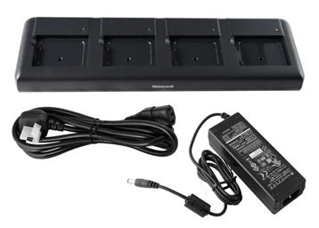 HONEYWELL BATTERY CHARGER FOR EDA50/51/70/71,4 BAY W/ PSU & CORD