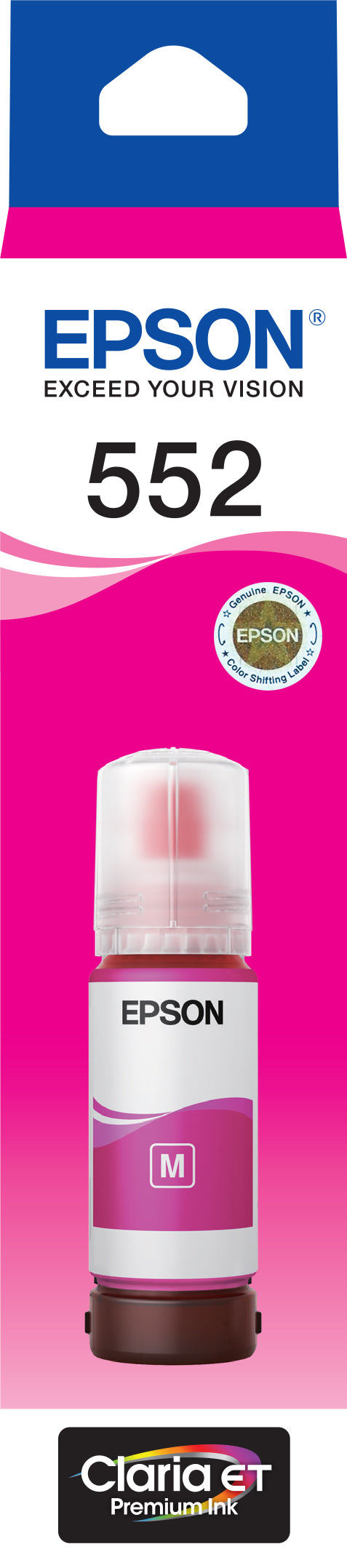 EPSON T552 - CLARIA ECOTANK - MAGENTA FOR ET-8500 ET-8550