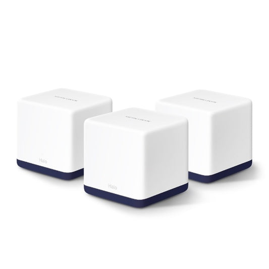 TP-LINK MERCUSYS HALO AC1900 MESH WI-FI DUAL-BAND SYSTEM, GbE(3), 3-PACK, 2YR