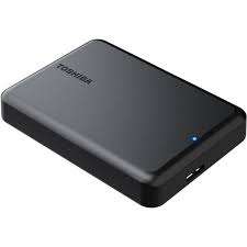 TOSHIBA 2TB CANVIO PARTNER A5 - USB-C 2.5" PORTABLE HARD DRIVE, BLACK, 3YR
