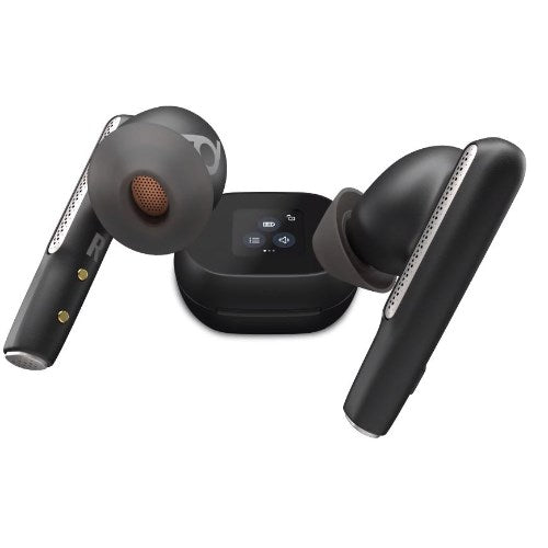 POLY VOYAGER FREE 60 UC M CAR BON BLACK EARBUDS BT700 USB-C TOUCHSCREEN CHARGE CASE