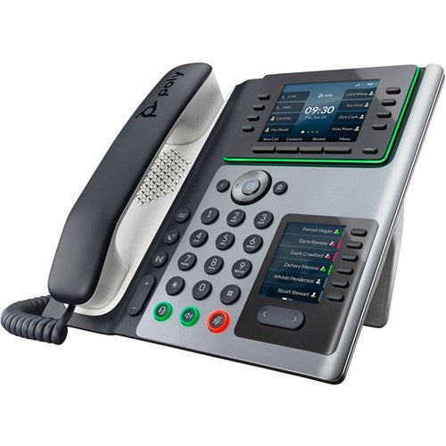 POLY EDGE E450 IP PHONE AND PO E-ENABLED