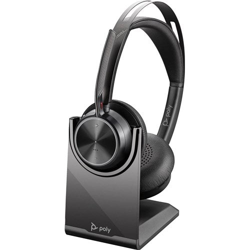 POLY VOYAGER FOCUS 2 USB-C-C H EADSET USB-C/A ADAPTER CHARG ING STAND WW