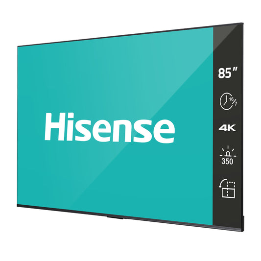 Hisense 85DP30FE 86 UHD Digital Signage 350nit 16 x 7 Android 9