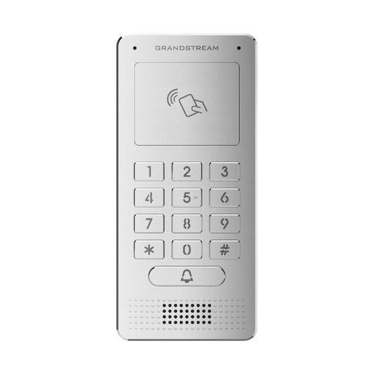 Grandstream GDS3705 IP Door System, Built In RFID Chip Reader, Speaker & Microphone, Meta Casing, Powerable Via POE