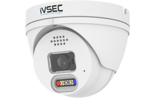 IVSEC TURRET IP CAMERA  4MP  2.8MM FIXED LENS  25FPS  POE  IP66  30M IR  LED ALERT