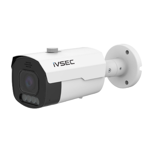 IVSEC BULLET IP CAMERA  5MP  2.8MM-12MM MOTORISED LENS  25FPS  POE  IP66  ADV DET