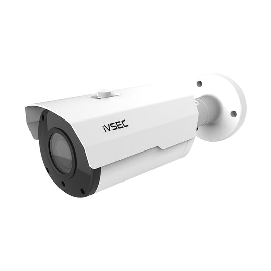 IVSEC BULLET IP CAMERA  5MP  2.8MM-12MM MOTORISED LENS  20FPS  POE IP66  40M IR