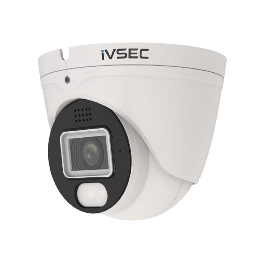 IVSEC TURRET IP CAMERA  8MP  2.8MM FIXED LENS  25FPS  POE  IP67  ADV DET  ADV IVS