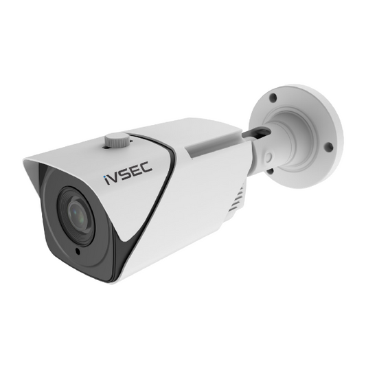 IVSEC BULLET IP CAMERA  8MP  5MM-50MM MOTORISED LENS  25FPS   POE  IP66  80M IR  IVS  LPR