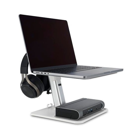 KENSINGTON LAPTOP RISER WITH DOCK STORAGE & HEADSET HANGER