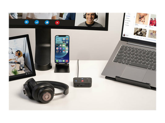 KENSINGTON SINGLE MONITOR DESKMOUNT, SLIM, UP TO 32" & 8KG, VESA 75x75, 100x100 - BLACK