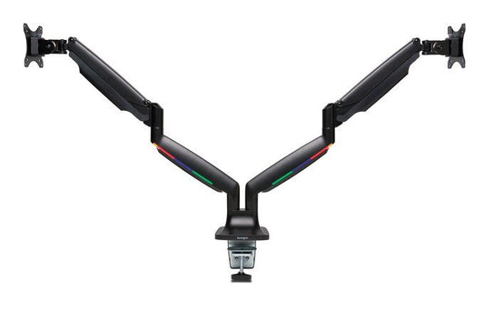 KENSINGTON PREMIUM DUAL MONITOR ARM, UP TO 32" & 9KG, H/ADJ, VESA 75x75, 100x100 - BLACK