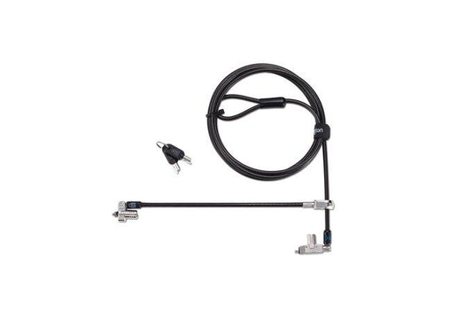 KENSINGTON SLIM N17 2.0 KEYED DUAL HEAD LOCK FOR DELL WEDGE SLOT