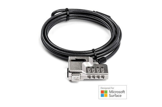 KENSINGTON COMBO LOCK FOR SURFACE PRO AND SURFACE GO, PRESETSERIAL CODE